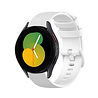 Strap-it Strap-it Bracelet silicone luxe Samsung Galaxy Watch 5 - 40mm (blanc) Strap-it Strap-it Bracelet silicone luxe Samsung Galaxy Watch 5 - 40mm (blanc)
