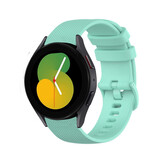 Strap-it Bracelet silicone luxe Samsung Galaxy Watch 5 - 40mm (aqua)