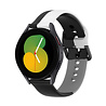 Strap-it Strap-it Bracelet sport triple Samsung Galaxy Watch 5 - 40mm (noir-blanc-gris) Strap-it Strap-it Bracelet sport triple Samsung Galaxy Watch 5 - 40mm (noir-blanc-gris)