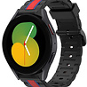 Strap-it Strap-it Bracelet édition spéciale Samsung Galaxy Watch 5 - 40mm (noir/rouge) Strap-it Strap-it Bracelet édition spéciale Samsung Galaxy Watch 5 - 40mm (noir/rouge)
