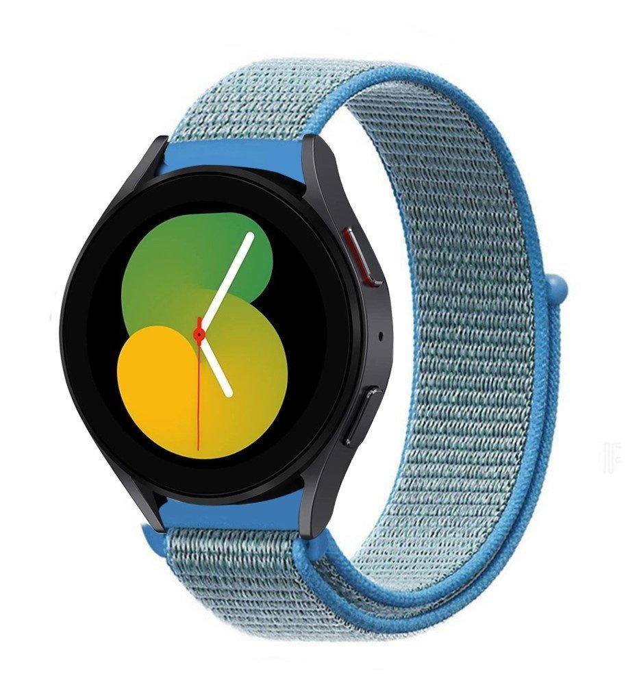 Strap-it Strap-it Bracelet nylon Samsung Galaxy Watch 5 - 40mm (bleu)