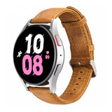 Strap-it Bracelet cuir Samsung Galaxy Watch 5 - 44mm (marron)