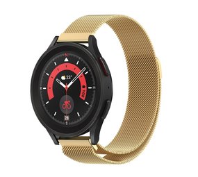 Strap-it Bracelet Milanais Samsung Galaxy Watch 5 Pro (or)