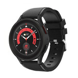 Strap-it Bracelet silicone Samsung Galaxy Watch 5 Pro (noir)