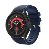 Strap-it Bracelet silicone Samsung Galaxy Watch 5 Pro (bleu foncé)