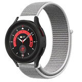 Strap-it Bracelet nylon Samsung Galaxy Watch 5 Pro (coquillage)