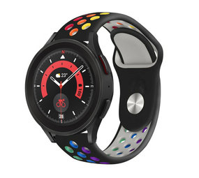 Strap-it Bracelet sport Samsung Galaxy Watch 5 Pro (noir/multicolore) Strap-it Bracelet sport Samsung Galaxy Watch 5 Pro (noir/multicolore)