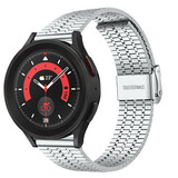 Strap-it Bracelet acier inoxydable Samsung Galaxy Watch 5 Pro (argent)