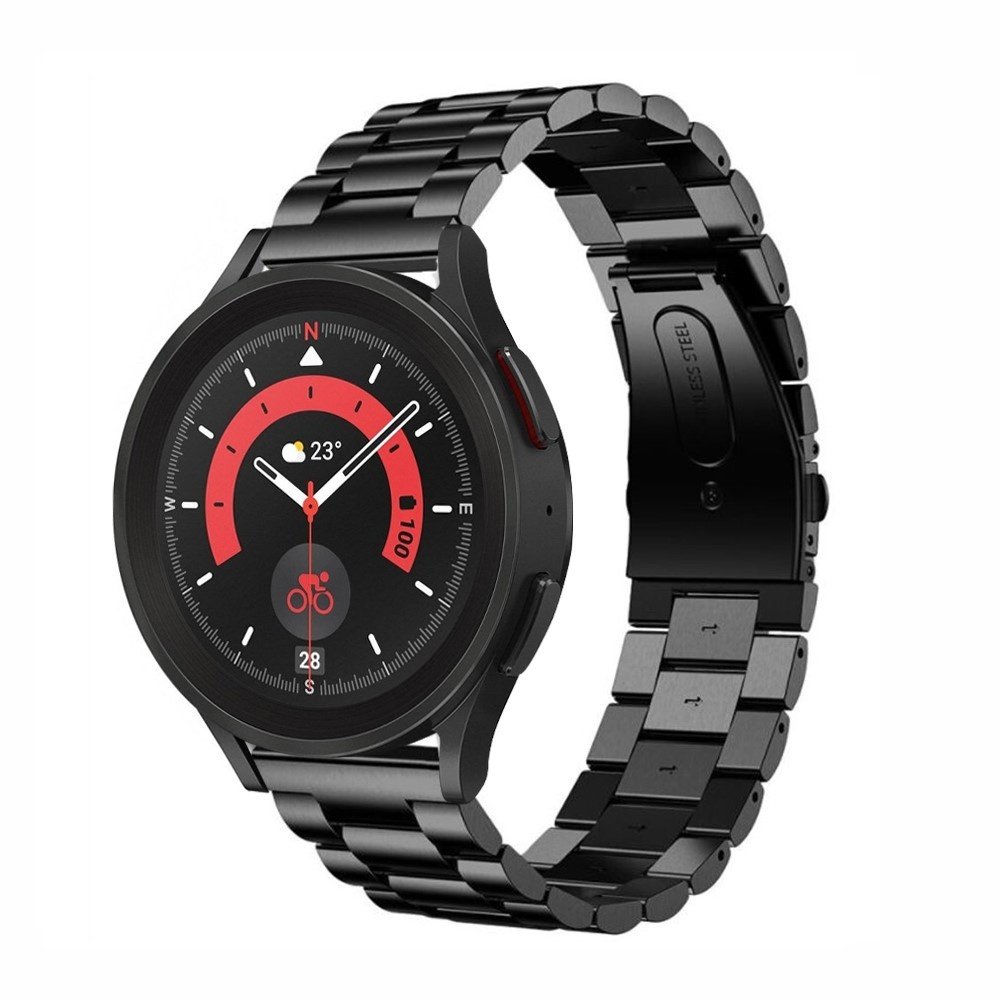 Strap-it Strap-it Bracelet acier Samsung Galaxy Watch 5 Pro (noir) Strap-it Strap-it Bracelet acier Samsung Galaxy Watch 5 Pro (noir)
