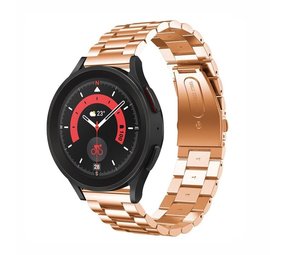 Strap-it Bracelet acier Samsung Galaxy Watch 5 Pro (or rose) Strap-it Bracelet acier Samsung Galaxy Watch 5 Pro (or rose)