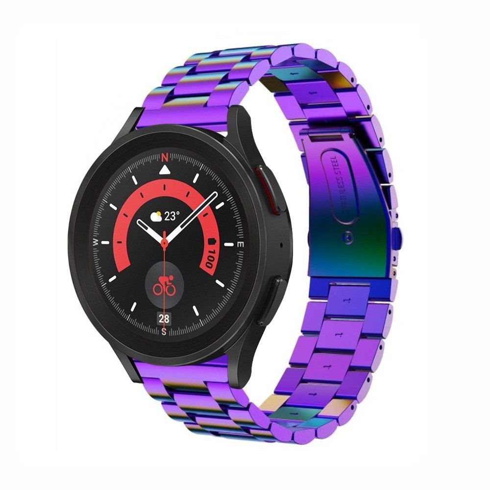 Strap-it Strap-it Bracelet acier Samsung Galaxy Watch 5 Pro (arc-en-ciel) Strap-it Strap-it Bracelet acier Samsung Galaxy Watch 5 Pro (arc-en-ciel)