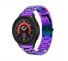 Strap-it Bracelet acier Samsung Galaxy Watch 5 Pro (arc-en-ciel) Strap-it Bracelet acier Samsung Galaxy Watch 5 Pro (arc-en-ciel)