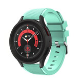 Strap-it Bracelet silicone Samsung Galaxy Watch 5 Pro (aqua)