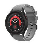 Strap-it Bracelet silicone Samsung Galaxy Watch 5 Pro (gris)