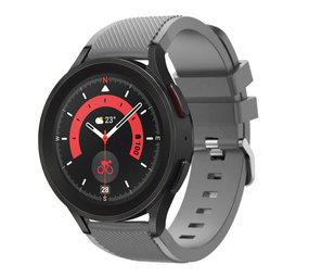 Strap-it Bracelet silicone Samsung Galaxy Watch 5 Pro (gris)