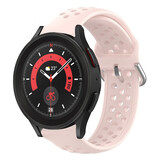 Strap-it Bracelet silicone avec trous Galaxy Watch 5 Pro (rose)