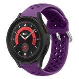 Strap-it Bracelet silicone avec trous Galaxy Watch 5 Pro (violet)