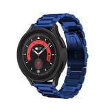 Strap-it Bracelet acier Samsung Galaxy Watch 5 Pro (bleu)