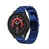 Strap-it Strap-it Bracelet acier Samsung Galaxy Watch 5 Pro (bleu)