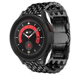 Strap-it Bracelet acier dragon Samsung Galaxy Watch 5 Pro (noir) Strap-it Bracelet acier dragon Samsung Galaxy Watch 5 Pro (noir)