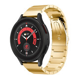Strap-it Bracelet métal Samsung Galaxy Watch 5 Pro (or)