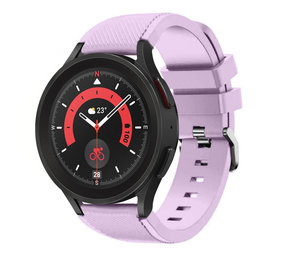 Strap-it Bracelet silicone Samsung Galaxy Watch 5 Pro (lilas)