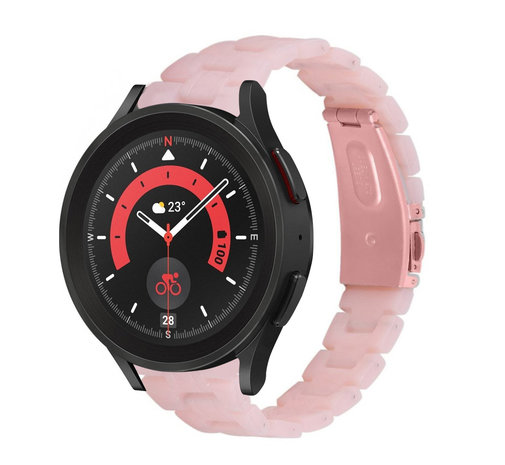 Strap-it Strap-it Bracelet résine Samsung Galaxy Watch 5 Pro (rose) Strap-it Strap-it Bracelet résine Samsung Galaxy Watch 5 Pro (rose)
