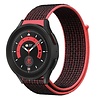 Strap-it Strap-it Bracelet nylon Samsung Galaxy Watch 5 Pro (noir/rouge) Strap-it Strap-it Bracelet nylon Samsung Galaxy Watch 5 Pro (noir/rouge)