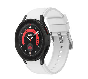 Strap-it Bracelet Samsung Galaxy Watch 5 Pro silicone (blanc)