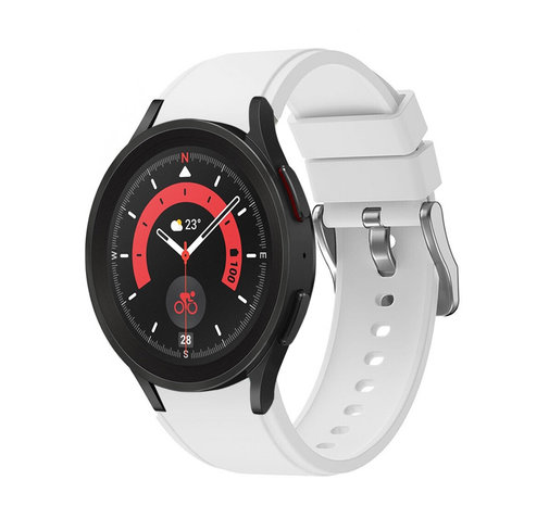 Strap-it Strap-it Bracelet Samsung Galaxy Watch 5 Pro silicone (blanc)