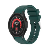 Strap-it Bracelet Samsung Galaxy Watch 5 Pro silicone (vert foncé)