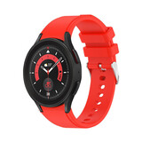 Strap-it Bracelet Samsung Galaxy Watch 5 Pro silicone (rouge vif)
