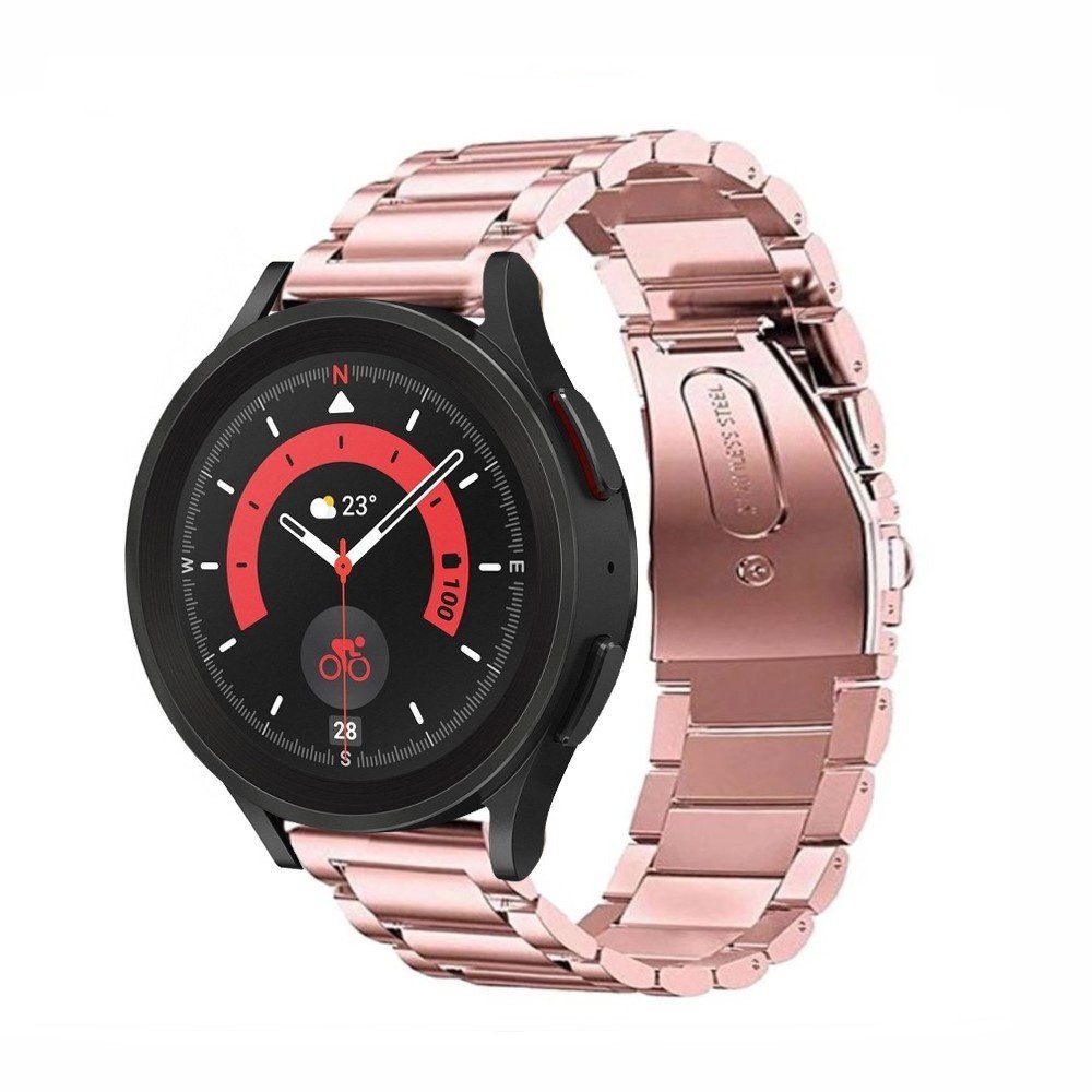 Strap-it Strap-it Bracelet acier Samsung Galaxy Watch 5 Pro (rose) Strap-it Strap-it Bracelet acier Samsung Galaxy Watch 5 Pro (rose)