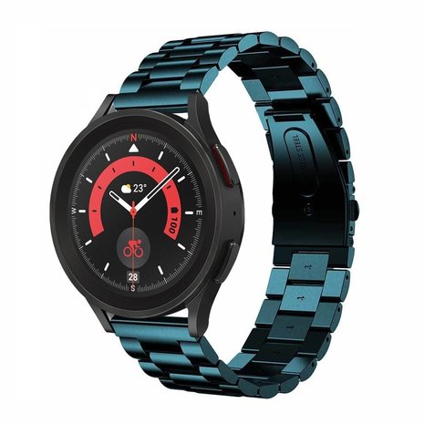 Strap-it Strap-it Bracelet acier Samsung Galaxy Watch 5 Pro (vert foncé)