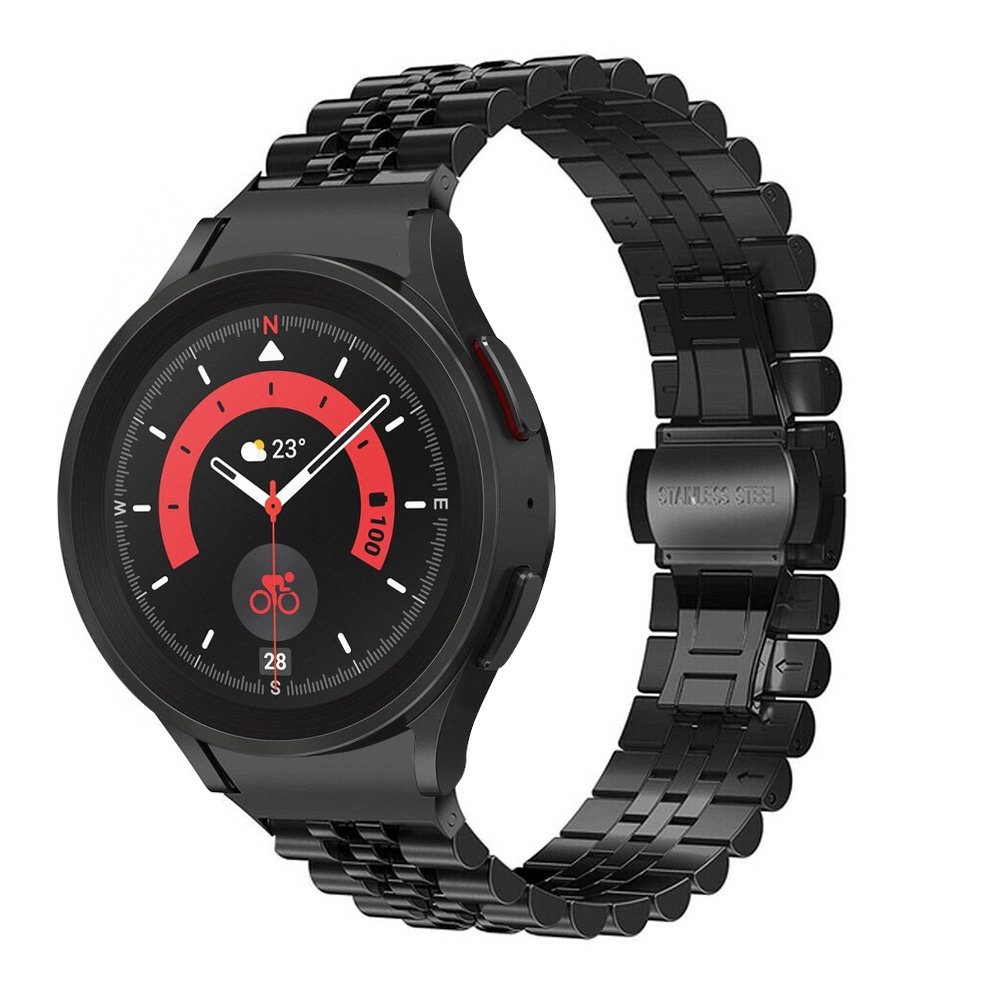 Strap-it Strap-it Bracelet acier Jubilee Samsung Galaxy Watch 5 Pro (noir)