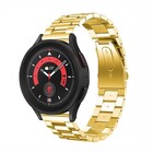 Strap-it Strap-it Bracelet acier Samsung Galaxy Watch 5 Pro (or)