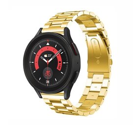 Strap-it Bracelet acier Samsung Galaxy Watch 5 Pro (or)