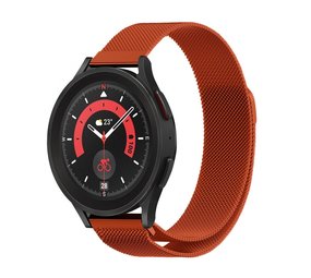 Strap-it Bracelet Milanais Samsung Galaxy Watch 5 Pro (orange)