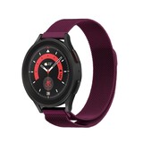 Strap-it Bracelet Milanais Samsung Galaxy Watch 5 Pro (violet)