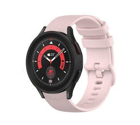 Strap-it Bracelet silicone luxe Samsung Galaxy Watch 5 Pro (rose)