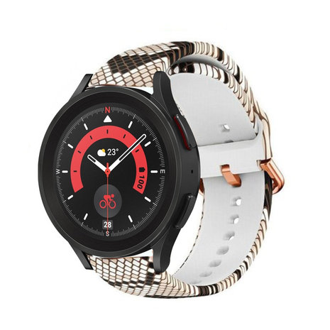 Strap-it Strap-it Bracelet Sneaky Snake Samsung Galaxy Watch 5 Pro