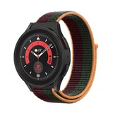 Strap-it Bracelet nylon Samsung Galaxy Watch 5 Pro (cerise foncée)