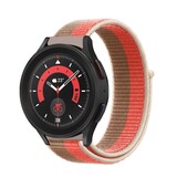 Strap-it Bracelet nylon Samsung Galaxy Watch 5 Pro (rose pomelo)