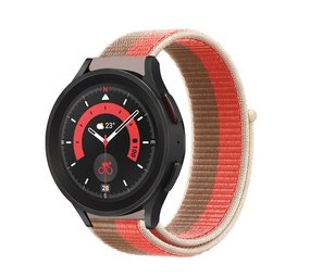Strap-it Bracelet nylon Samsung Galaxy Watch 5 Pro (rose pomelo)