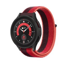 Strap-it Bracelet nylon Samsung Galaxy Watch 5 Pro (cerise magenta)