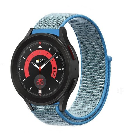 Strap-it Strap-it Bracelet nylon Samsung Galaxy Watch 5 Pro (bleu)