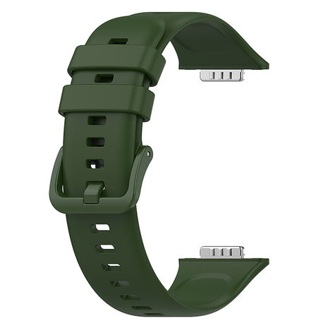 Strap-it Strap-it Bracelet silicone Huawei Watch Fit 2 (vert armée)