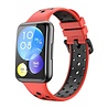 Strap-it Strap-it Bracelet sport Huawei Watch Fit 2 (rouge/noir) Strap-it Strap-it Bracelet sport Huawei Watch Fit 2 (rouge/noir)