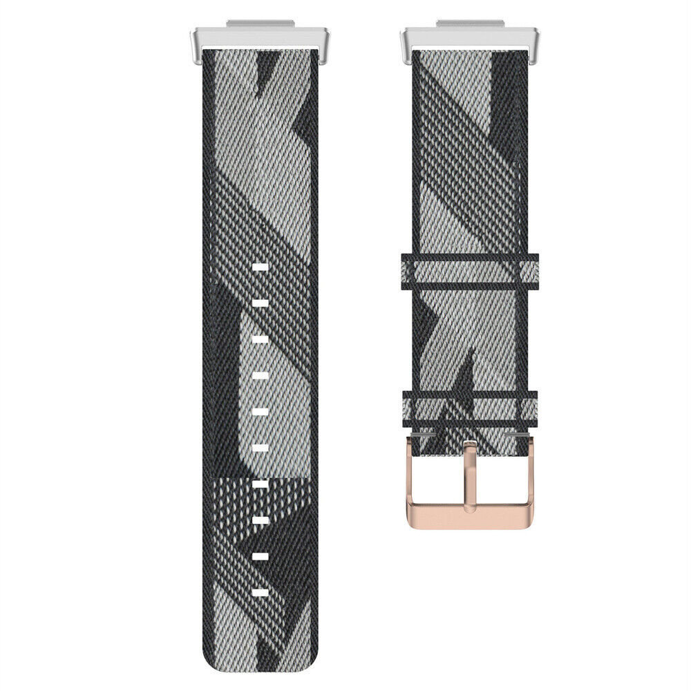 Strap-it Strap-it Bracelet nylon boucle Huawei Watch Fit 2 (noir/gris)