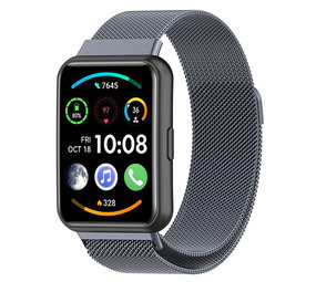 Strap-it Bracelet Milanais Huawei Watch Fit 2 (gris sidéral) Strap-it Bracelet Milanais Huawei Watch Fit 2 (gris sidéral)